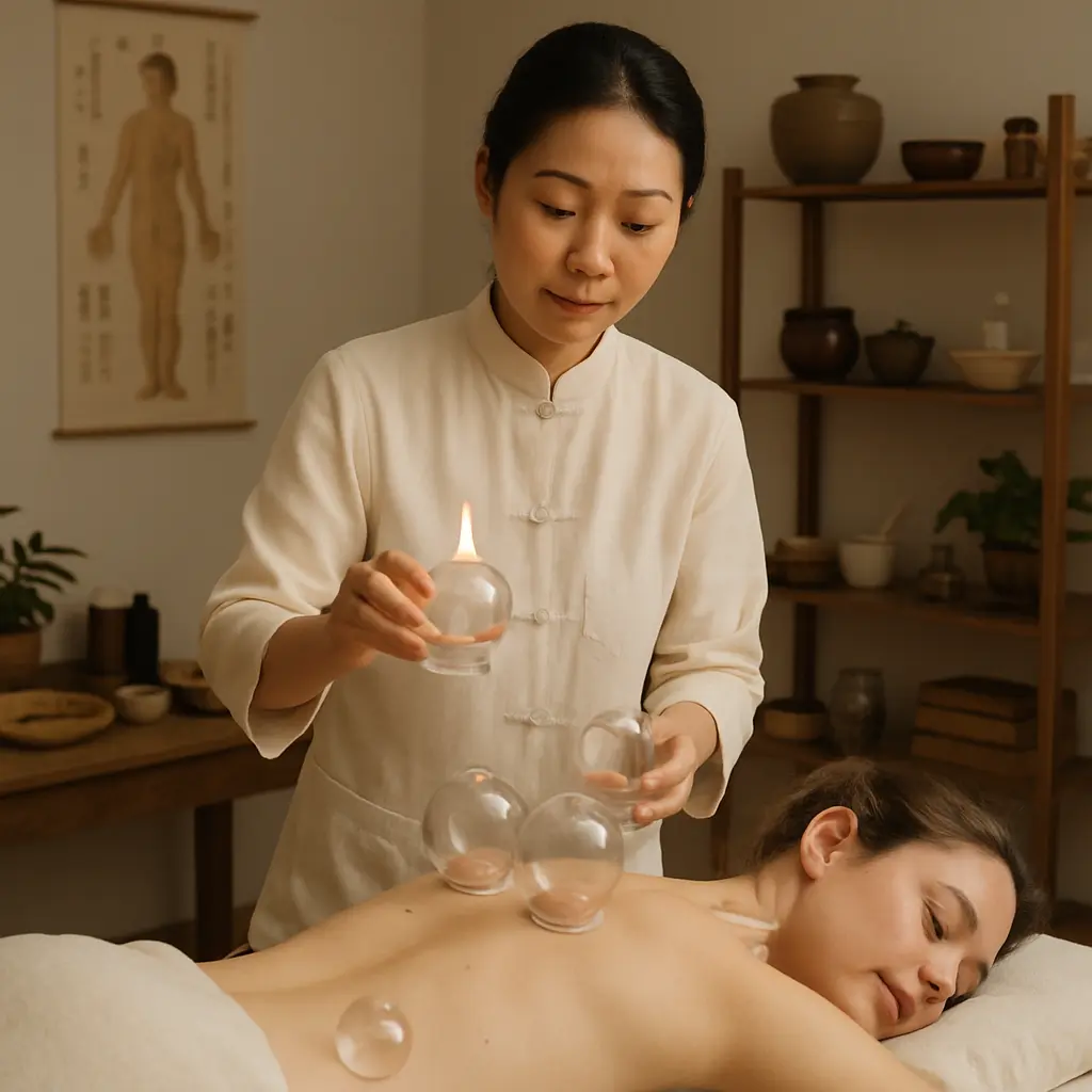 Respiratory Health Treatment - Woman Managing Asthma with Inhaler